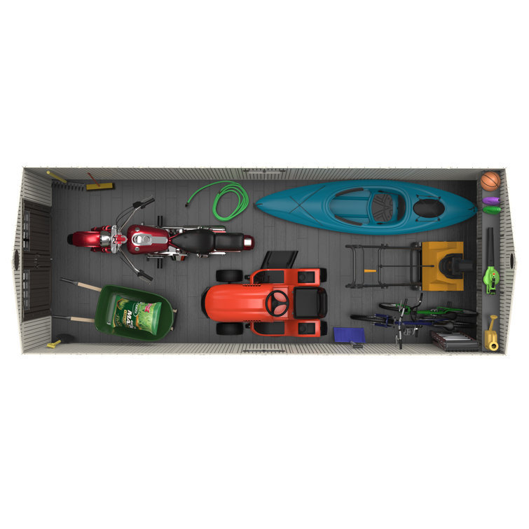 244 cm x 610 cm Gerätehaus Giant