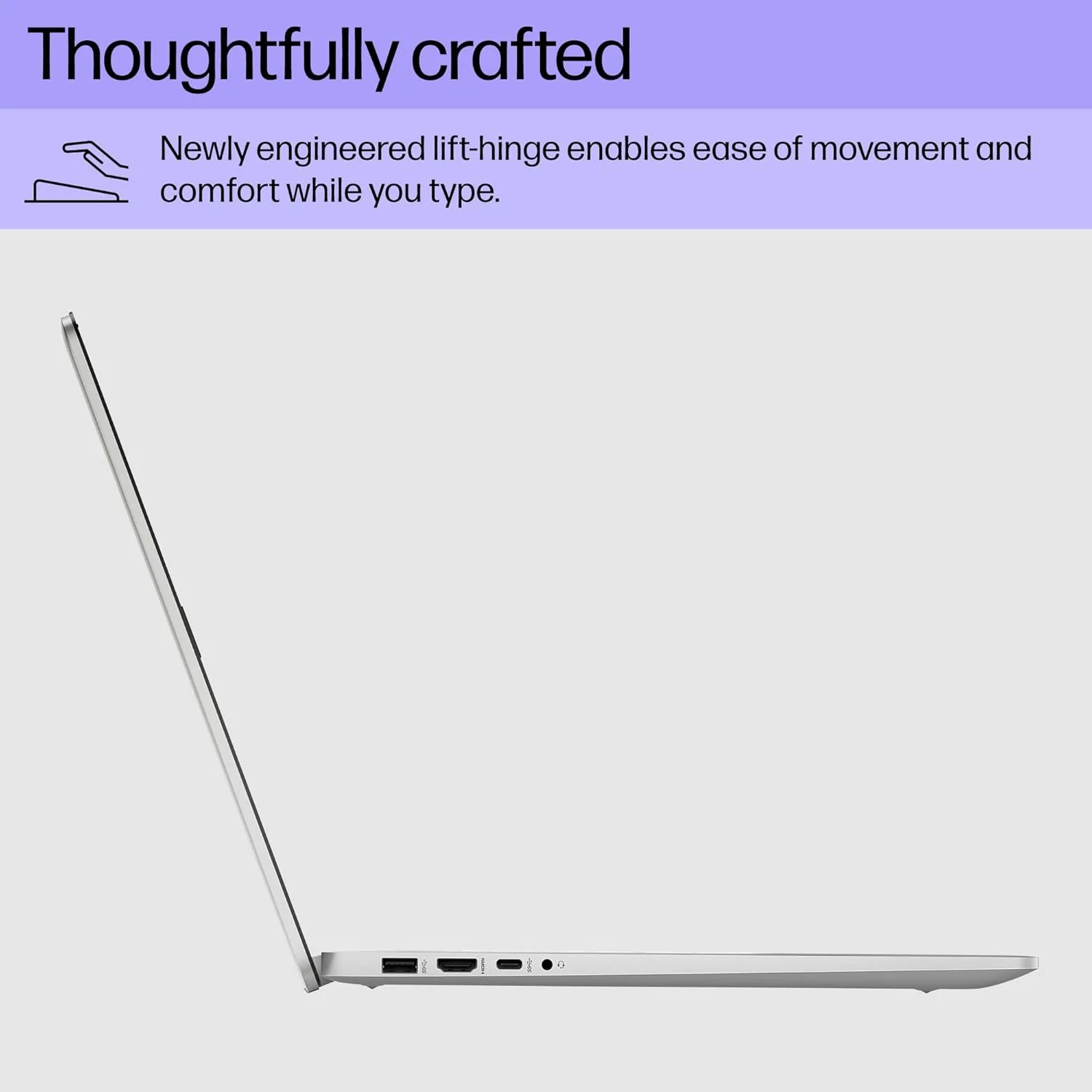 HP 17.3 inch Laptop, FHD Display, Intel Core i5-1334U, 16 GB RAM, 512 GB SSD, Intel Iris Xe Graphics, Windows 11 Home, Natural Silver, 17-cn3399nr