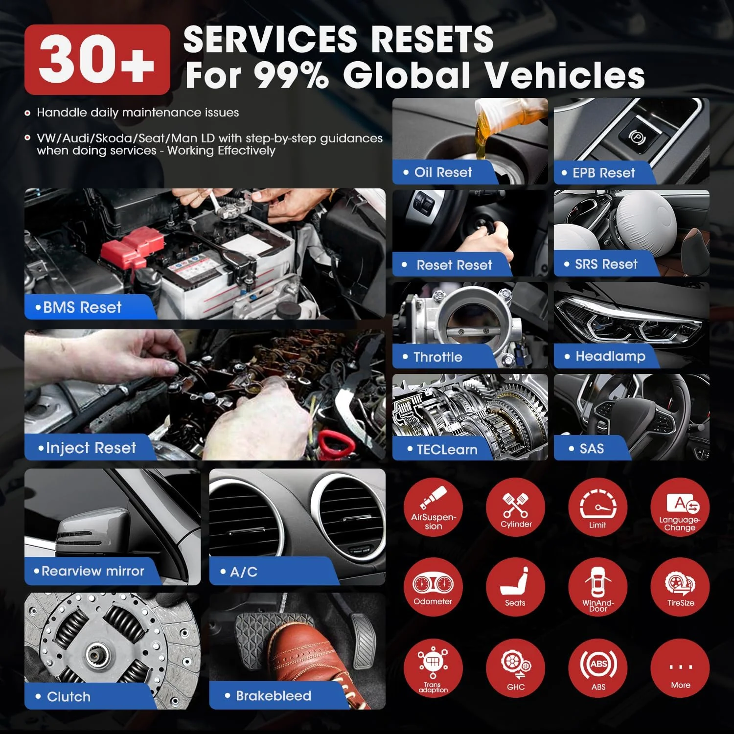 Autel MaxiPRO MP808S KIT Scanner - 2025 2-Year Update($490) Ver. of MaxiPRO MP900-BT MP900 KIT, PR0 ECU C0ciing, 3K+ Active Tests as MS906 PRO, 31+ Resets, Up of MP808BT PRO MK808S MK900 MX900