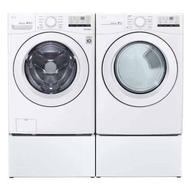 LG 7.4-cu ft Stackable Electric Dryer (White) ENERGY STAR