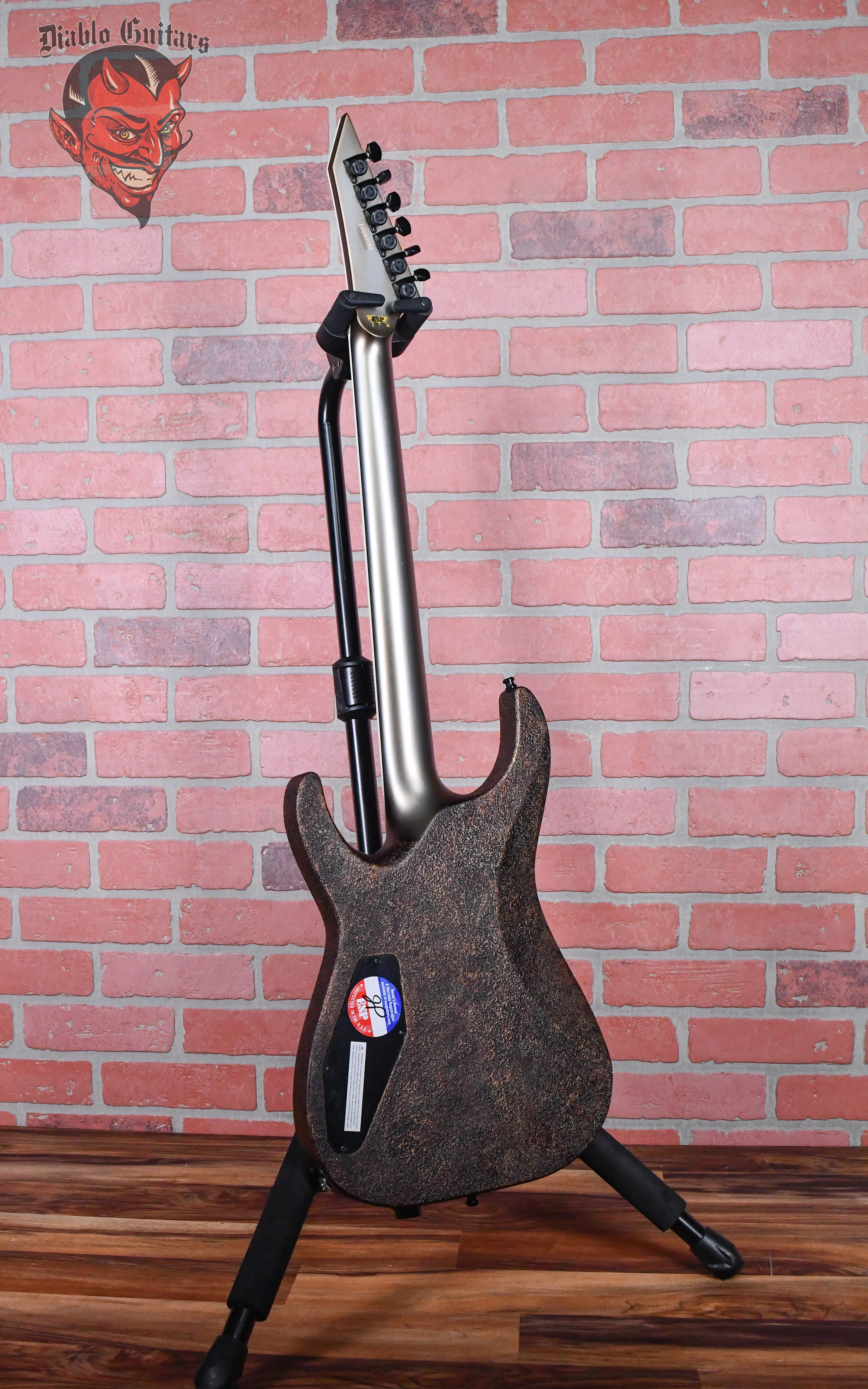 ESP Original Series Horizon II Custom Cast Metal Rusty Iron 2018 w/OHSC