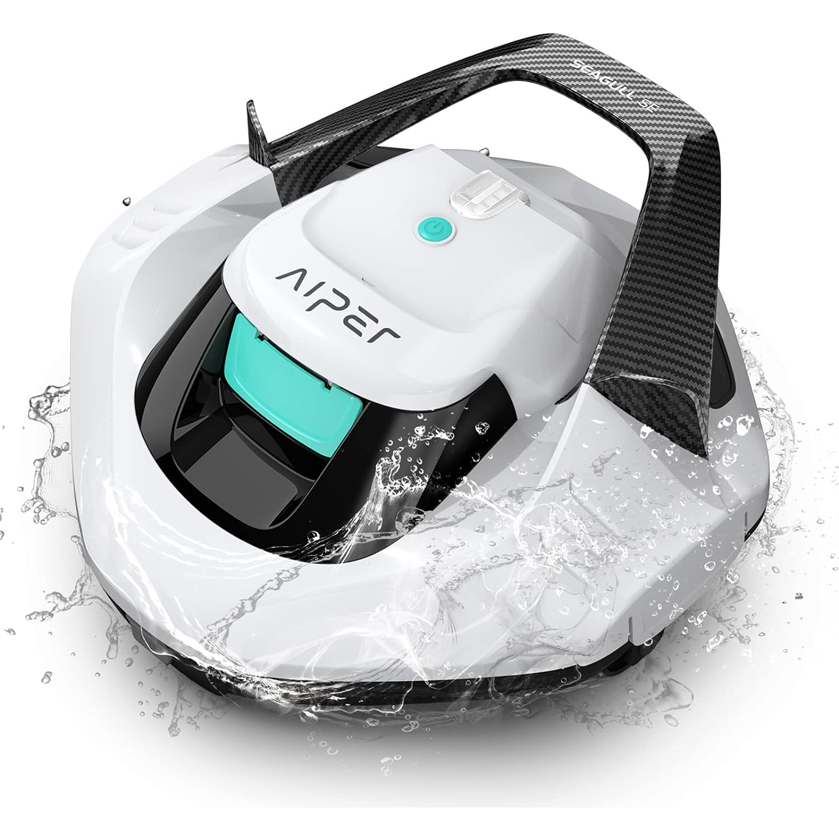 AIPER Pool Robot, Pool Vacuum with 90 Minutes Runtime, Pool Cleaner with Dual Drive Motor, Cordless, Ideal for Pools Under 80 Square Meters