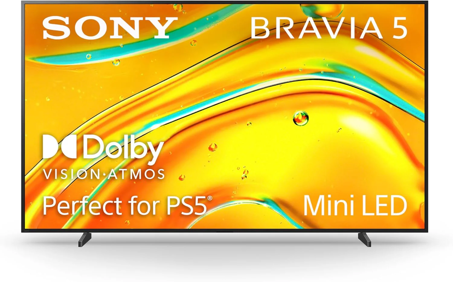 Sony BRAVIA 5 55 Inch TV, Mini LED, 4K Smart Google TV, XR Processor with AI Technology,120hz Television with Dolby Vision/Atmos, Exclusive Features for PlayStation®5, K-55XR50, 2025 Model