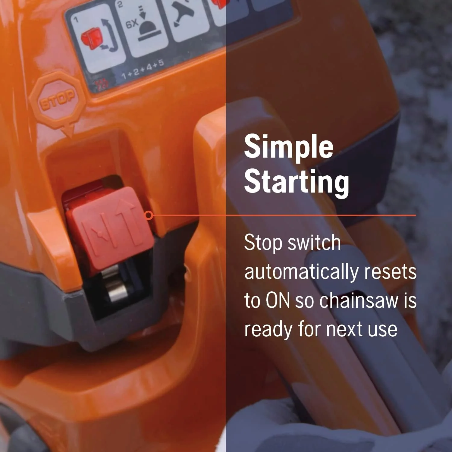 Husqvarna 130 Gas Powered Chainsaw, 38-cc 2-HP, 2-Cycle X-Torq Engine, 16 Inch Chainsaw with Automatic Oiler, For Wood Cutting and Tree Pruning