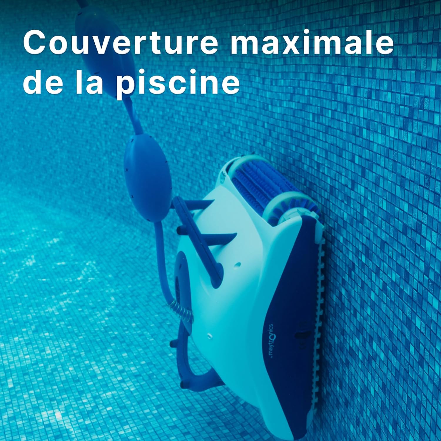 Dolphin Pool UP Robot Electric Pool Cleaner - Wall Cleaning, Above Ground Pools up to 8 meters in Length