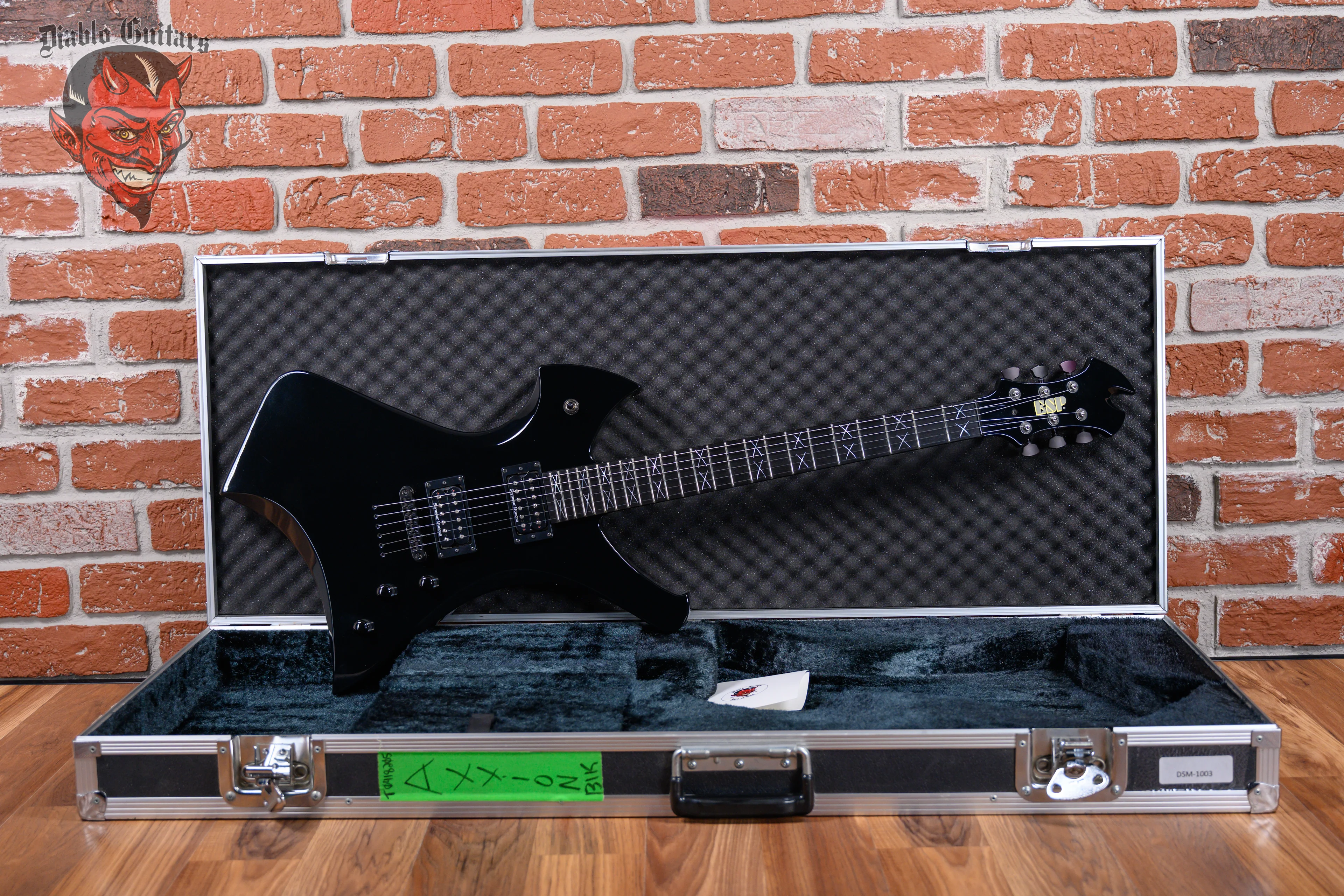 ESP Custom Shop Dave Mustaine Signature Axxion Prototype Black Japan 2004 w/OHSC