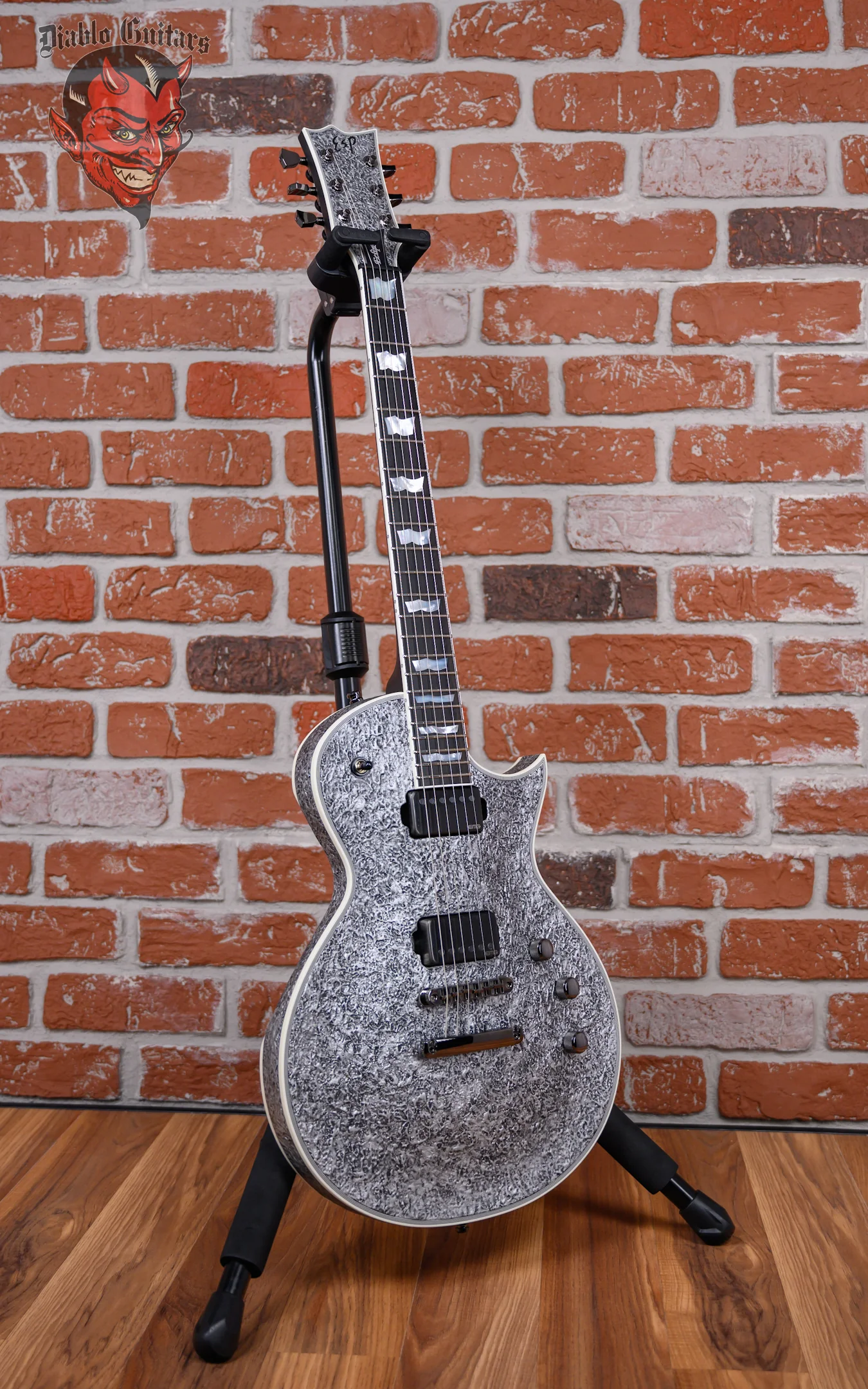 ESP Original Series Eclipse CTM DB Cast Metal Silver 2023 w/OHSC