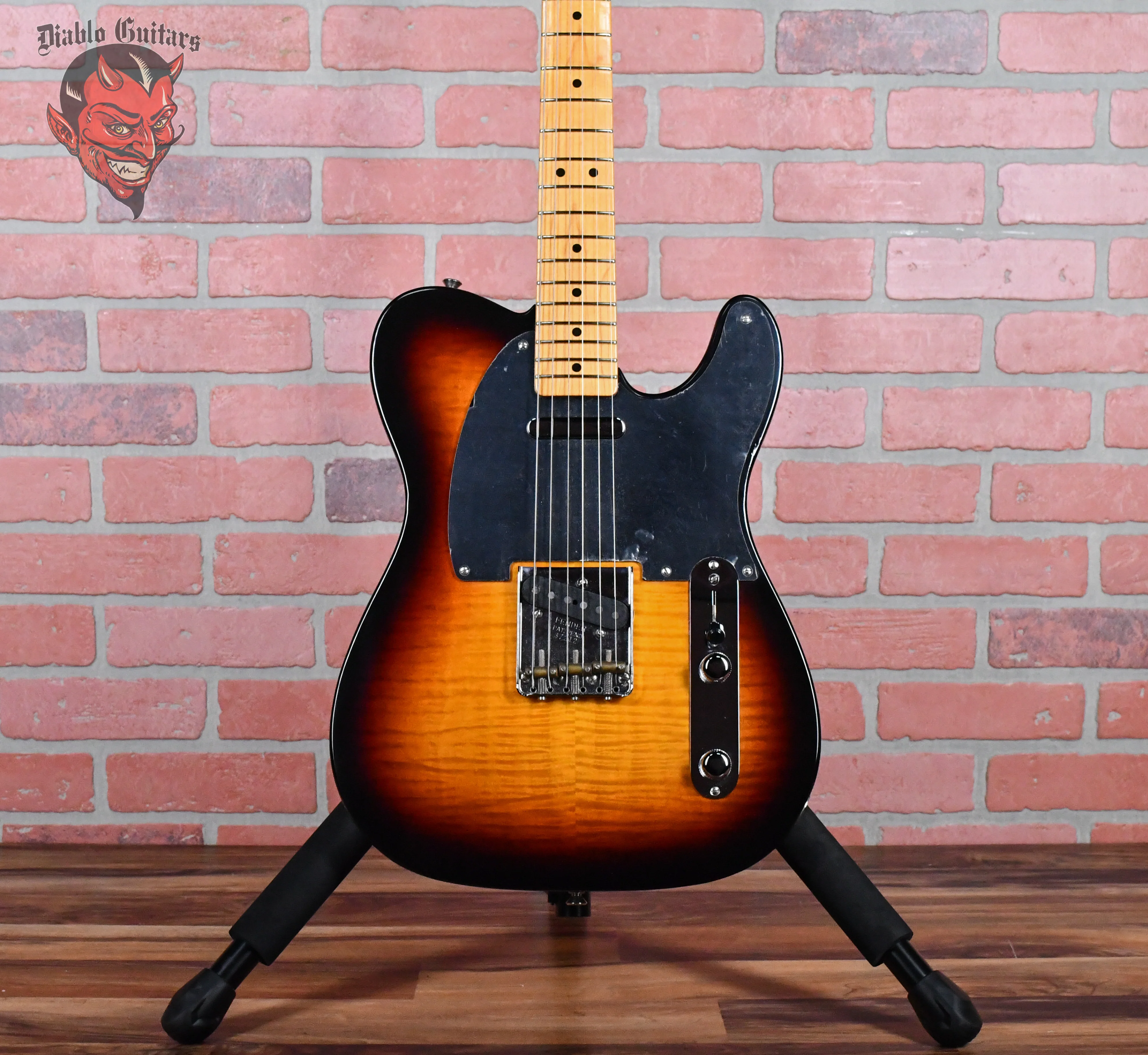 Fender 1952 Reissue Designer Edition Telecaster 1 of 125 Flame Maple Top & Back Antique Sunburst 2000 w/OHSC