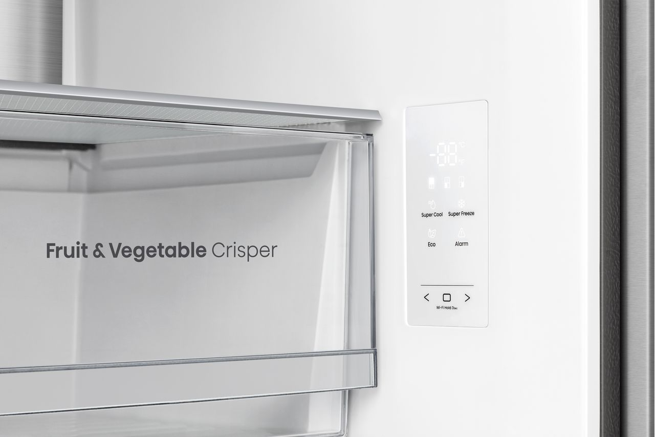 Hisense FMN470W20E Wifi Connected Non-Plumbed Total No Frost Fridge Freezer - Stainless Steel