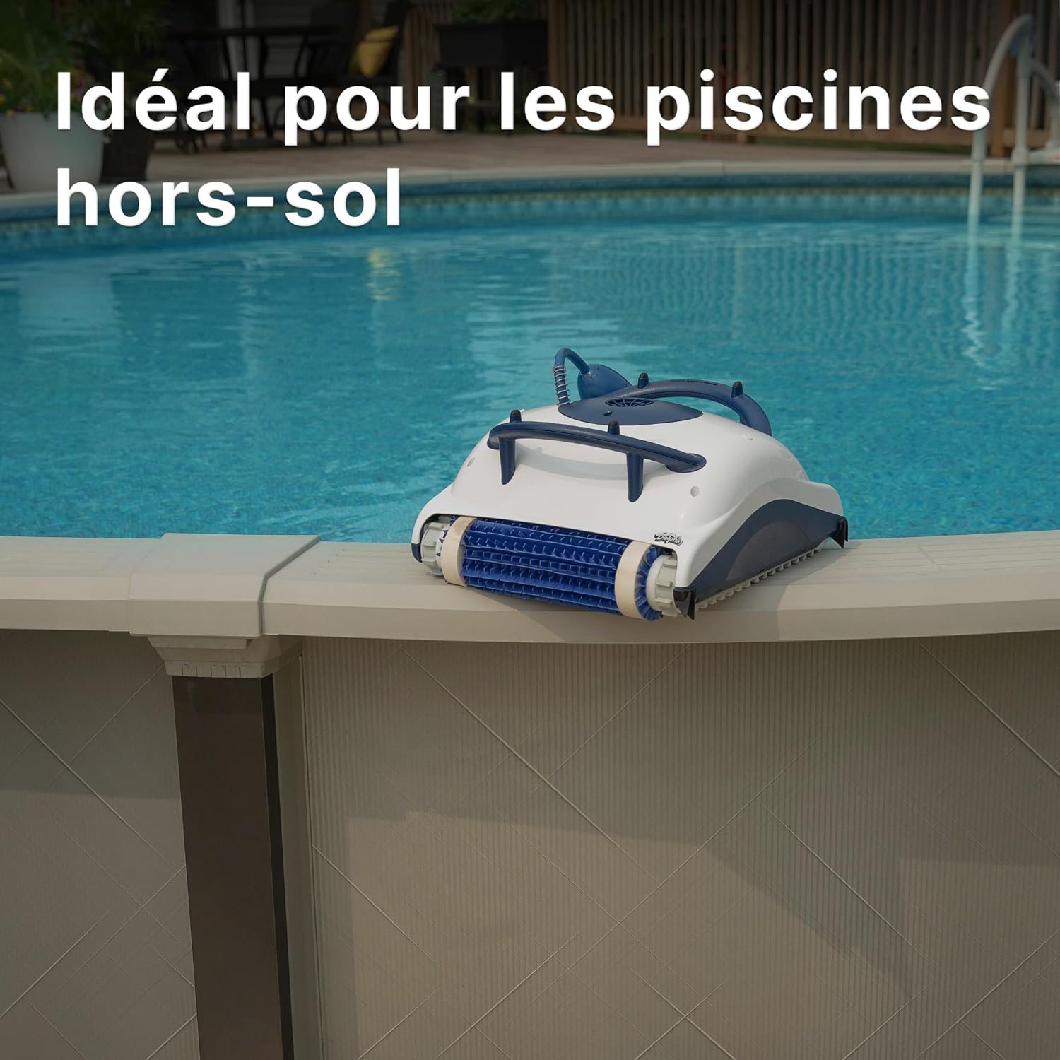 Dolphin Pool UP Robot Electric Pool Cleaner - Wall Cleaning, Above Ground Pools up to 8 meters in Length