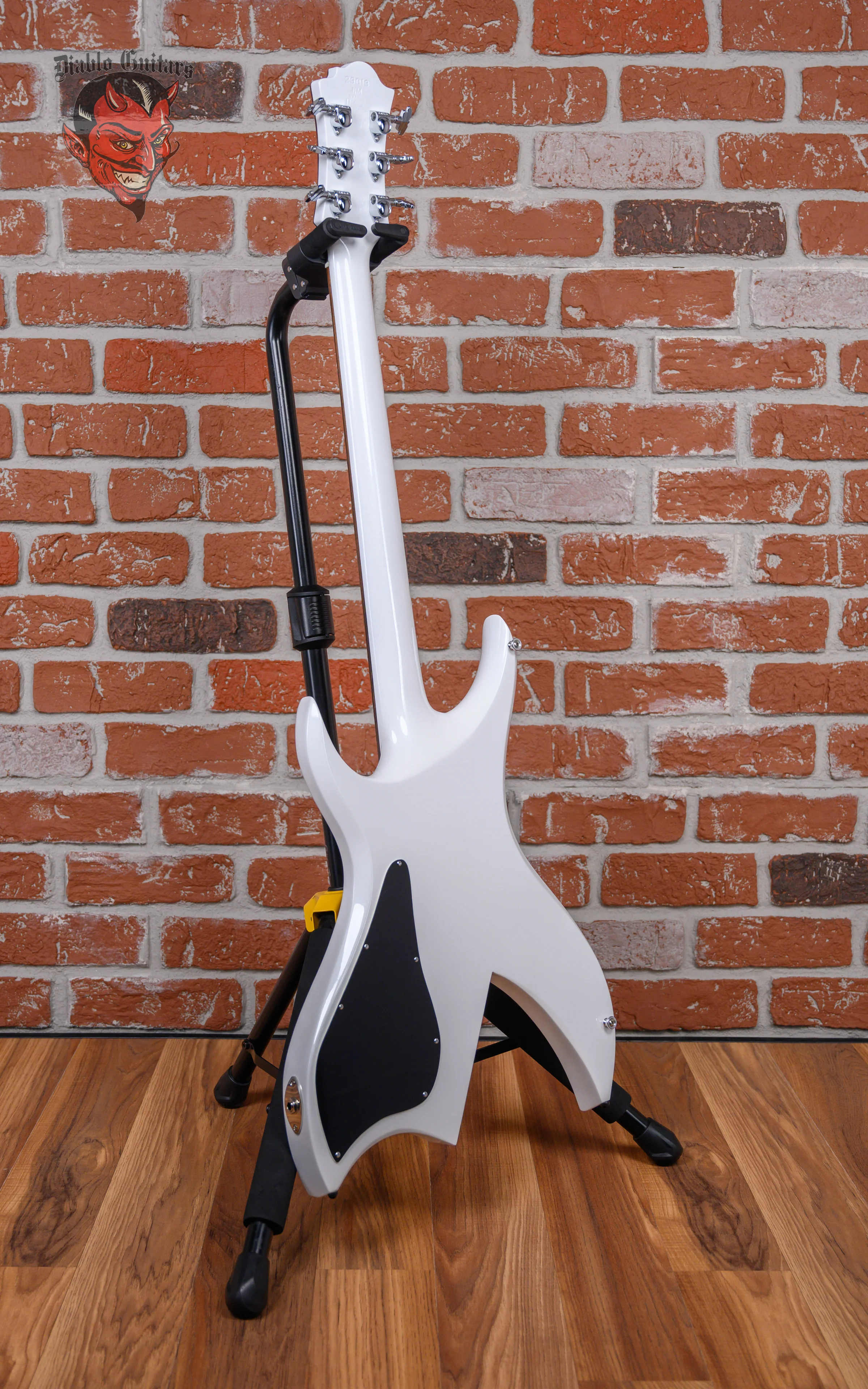 B.C. Rich USA Rich Bich Standard Glitter Rock White Built by Neal Moser in 2023 w/OHSC