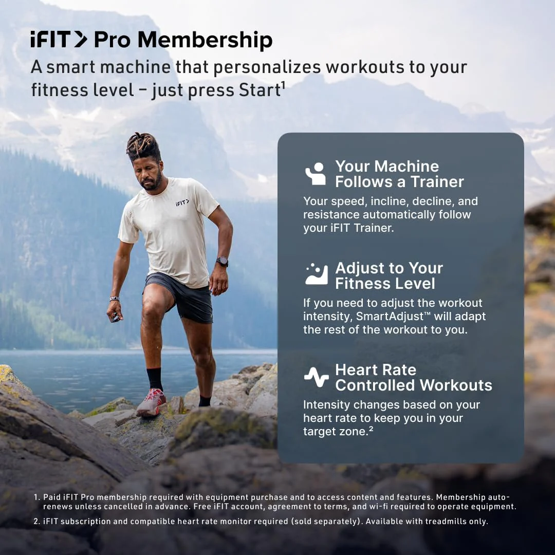 NordicTrack Commercial Series: Premium Foldable Treadmills, Incline & Decline, iFIT Membership Required to Access iFIT Content & Features