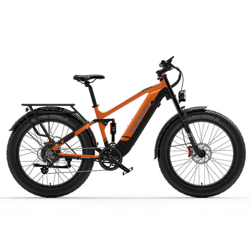 Dukawey Silvertip8 1000W 26" Fat Bike E-Mountainbike SUV E-bike 52V 20Ah Samsung Akku