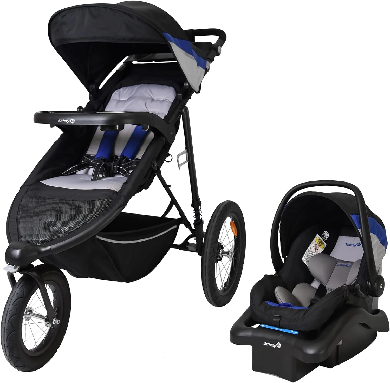 Safety 1st Interval Jogger Travel System - Grey Gravity
