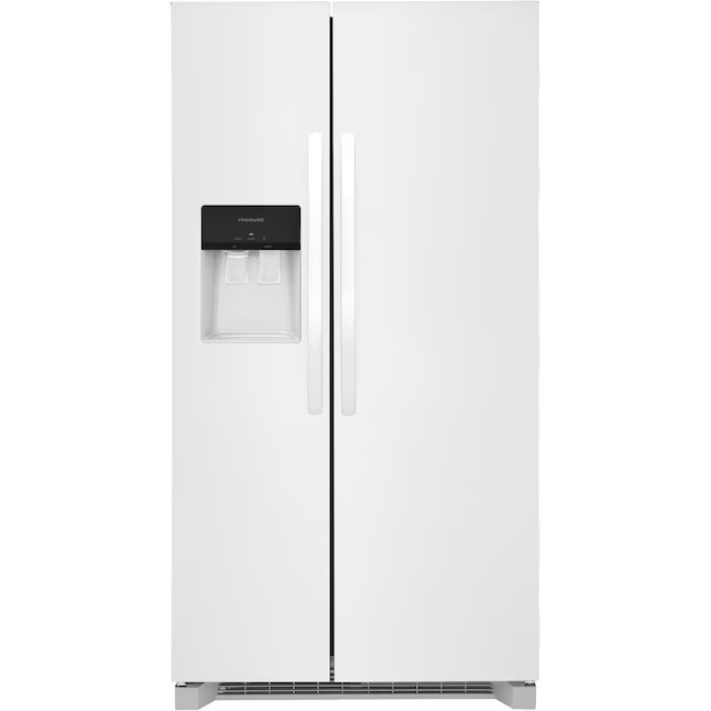 Frigidaire 25.6-cu ft Side-by-Side Refrigerator with Ice Maker (Fingerprint Resistant Stainless Steel) ENERGY STAR