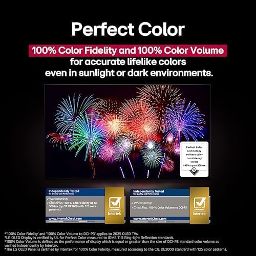 LG 48-Inch Class OLED evo AI 4K C5 Series Smart TV w/Dolby Atmos, Dolby Vision, HDR10, AI Super Upscaling 4K, Filmmaker Mode, Wow Orchestra, Alexa Built-in (OLED48C5PUA, 2025)