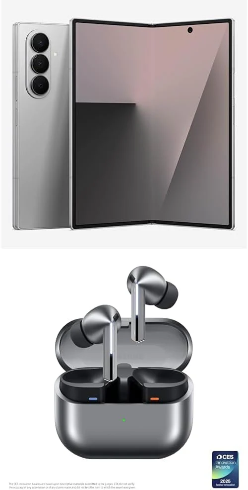 Samsung Galaxy Z Fold7 Cell Phone, 256GB AI Smartphone, Unlocked Android, AI Photo Edits, Large Screen, Long Battery Life, 2025, US 1 Yr Manufacturer Warranty, Blue Shadow