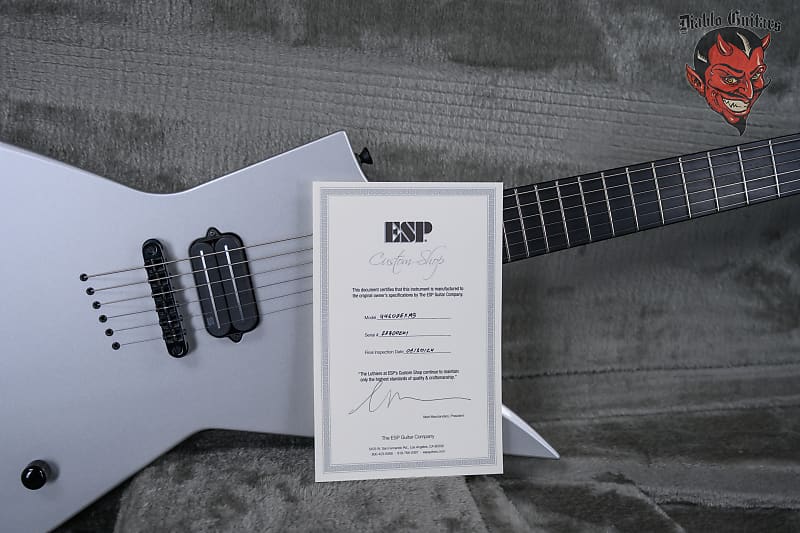 ESP Original Series EX Custom One Off Metallic Silver 2024 w/OHSC