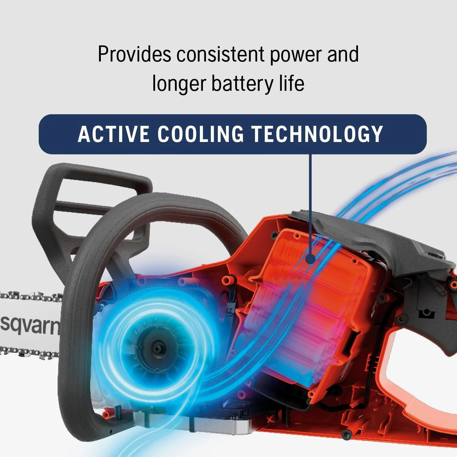 Husqvarna 435i Battery Chainsaw, 16-Inch Cordless Electric Chainsaw with 7.5 Ah Battery and Charger Included