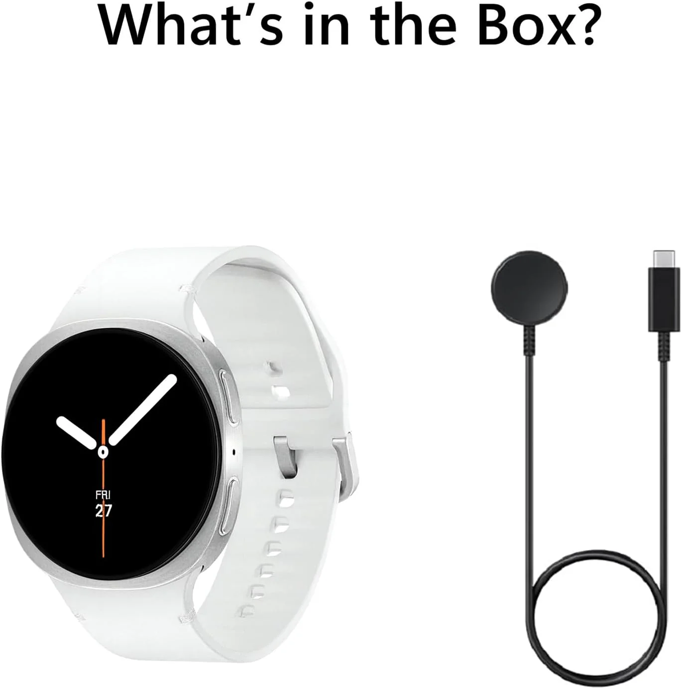 Samsung Galaxy Watch 8 (2025) Buletooth Smartwatch, US Version – Fitness & Sleep Tracking, Energy Score, Heart Rate Monitor, Android Compatible (Not for iOS) – with Extra Sport Band (Silver, 44mm)