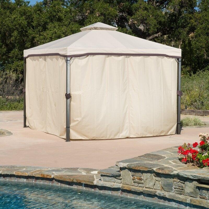 Franz 9.83 Ft. W X 9.83 Ft. D Metal Patio Gazebo