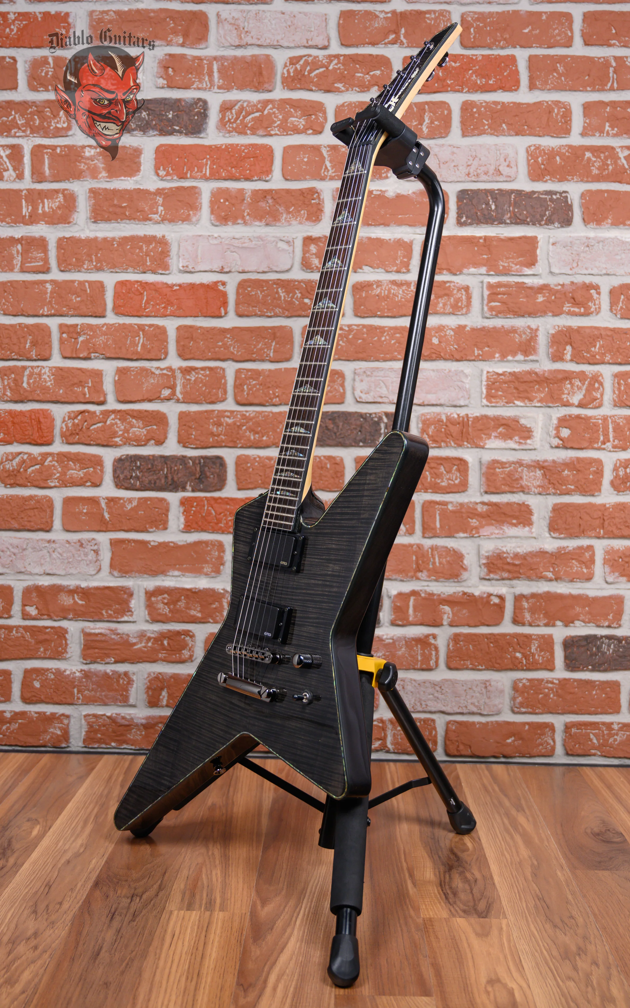 Charvel Desolation Star DST-1 ST Transparent Black 2012 w/Gigbag