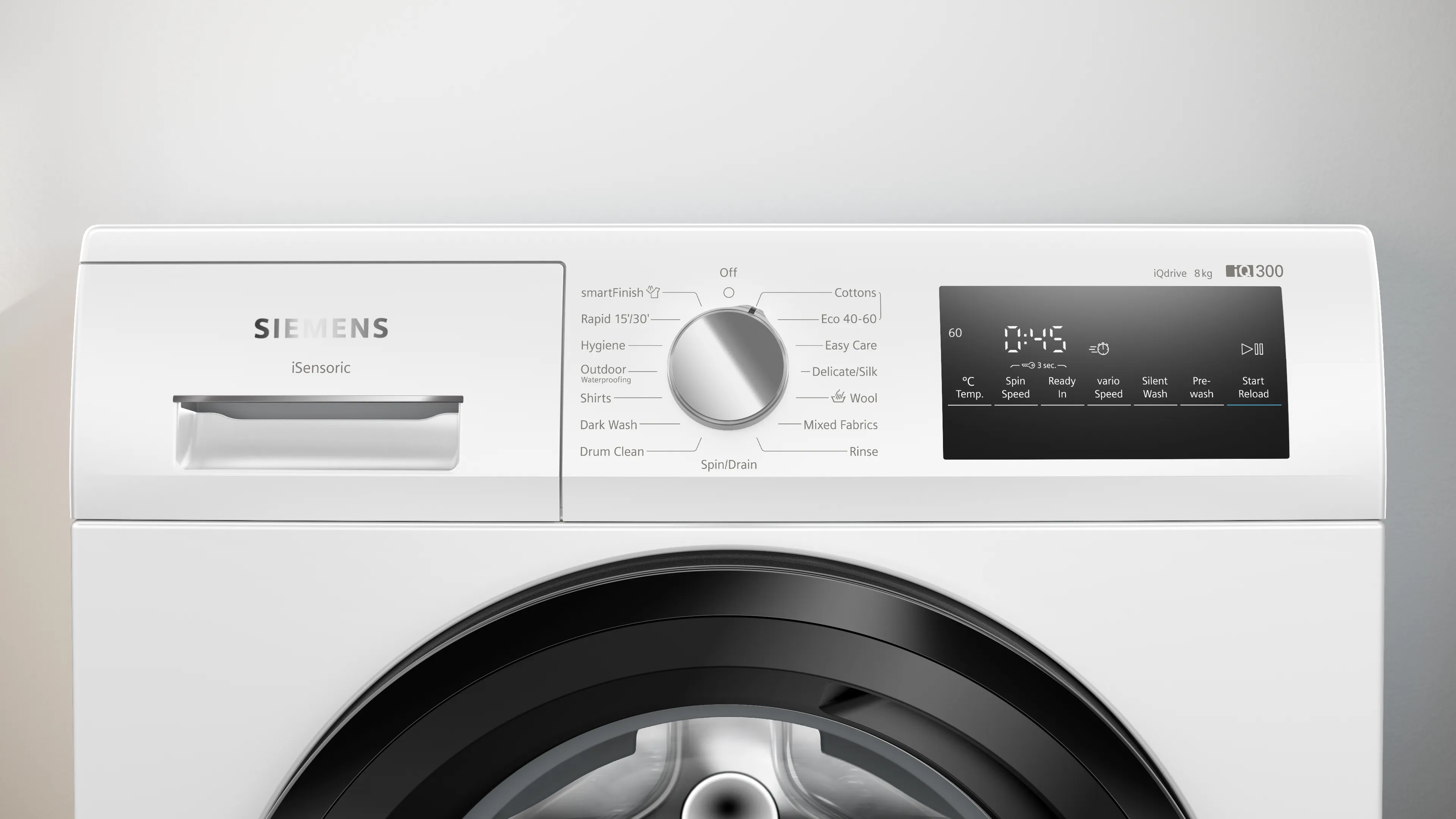 SIEMENS WM14N208GB IQ300 Washing machine, front loader 8 kg 1400 rpm