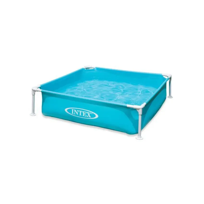 Intex - 57173NP - Piscinette metal acidulée carrée turquoise
