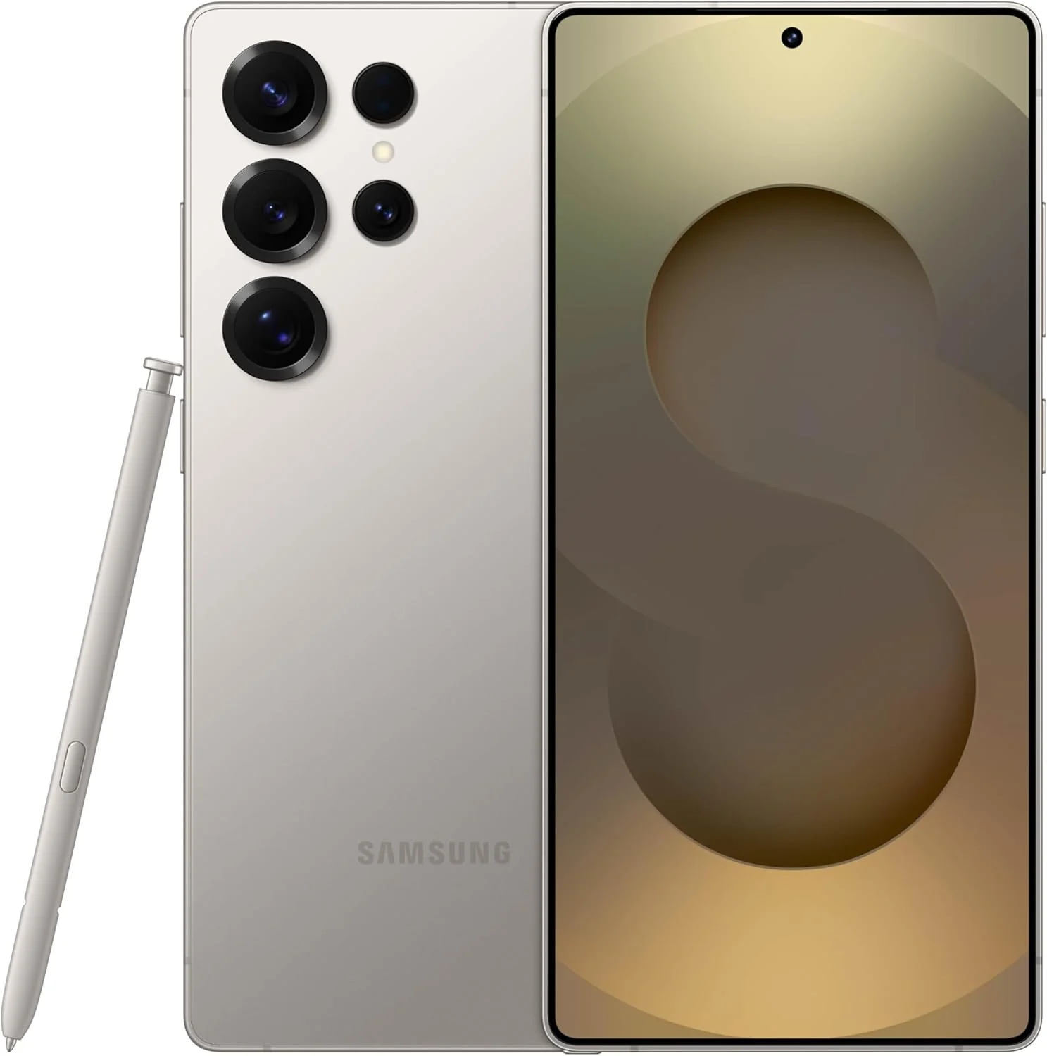 SAMSUNG Galaxy S25 Ultra, 256GB Smartphone, Unlocked Android, AI Night Mode Camera, Snapdragon 8 Elite Fast Processor, 5000mAh Battery, Built-in S Pen, 2025, US 1 Yr Warranty, Titanium Whitesilver