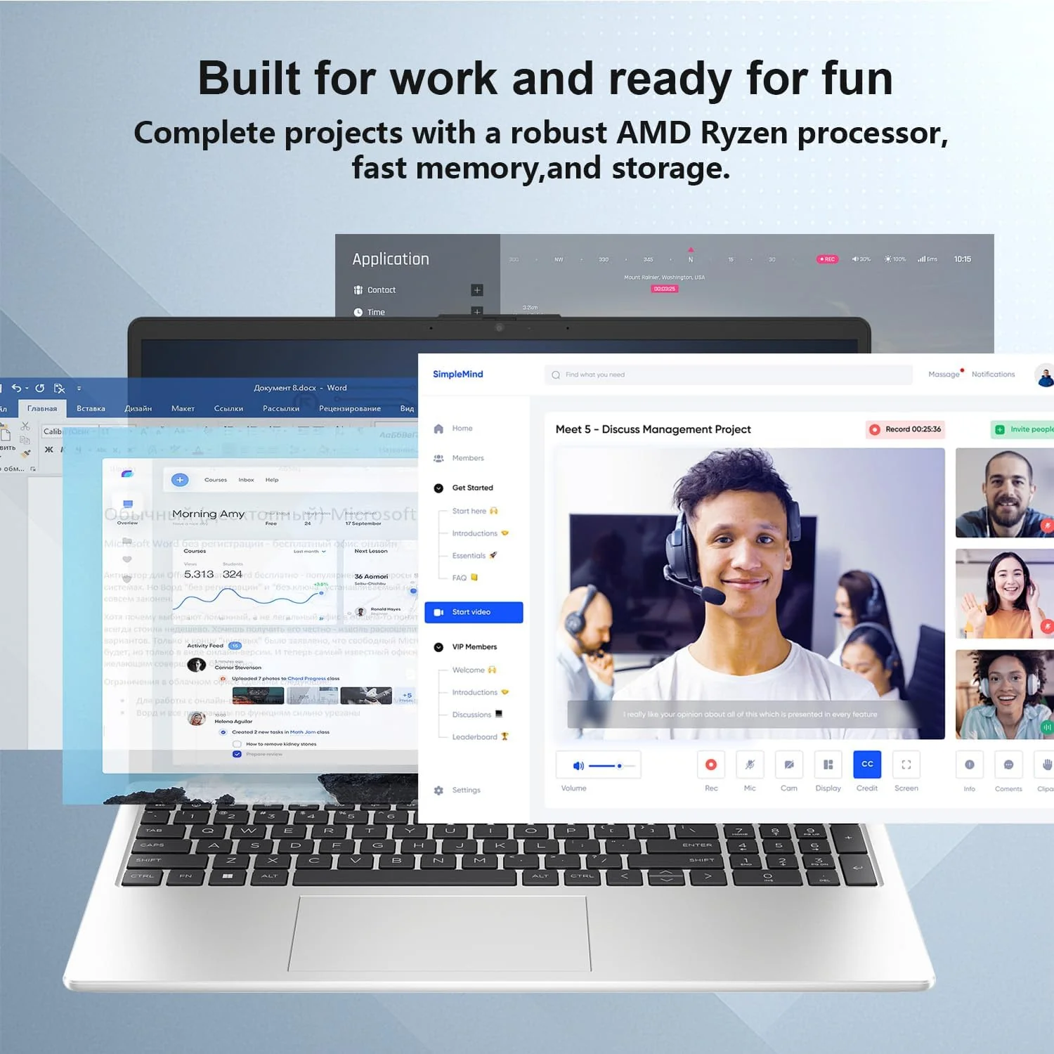 HP 255 G10 Laptop, 15.6