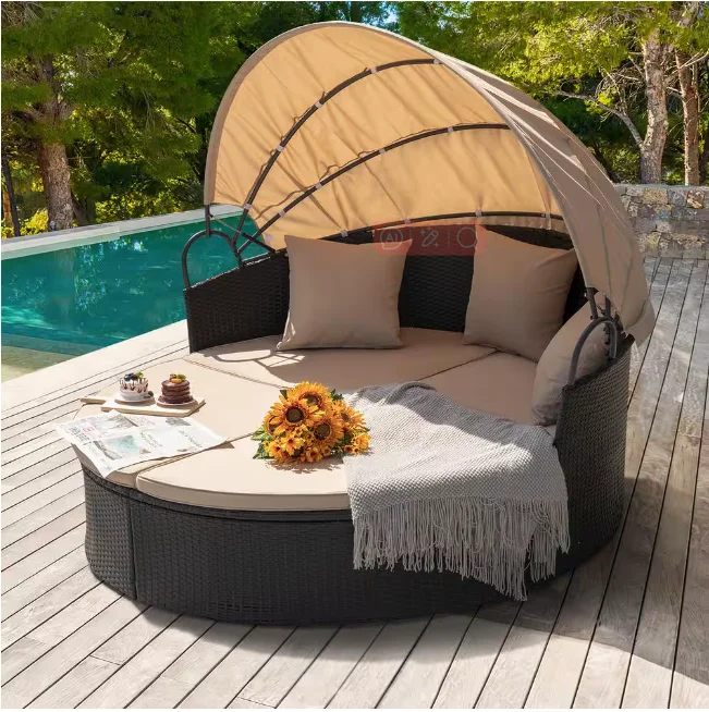 Lounge shell sun island outdoor weatherproof
