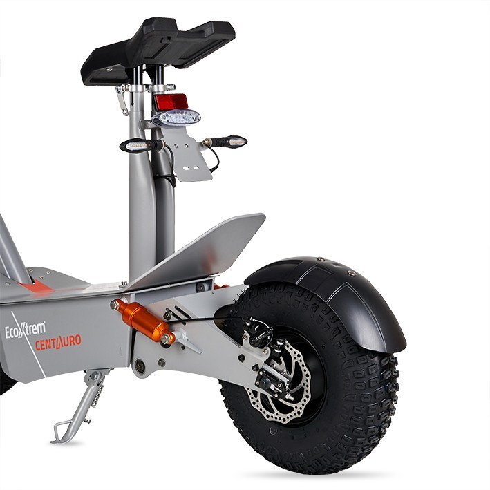PATINETE ELÉCTRICO CENTAURO MATRICULABLE GRIS CON ASIENTO Y PANTALLA LCD XXL