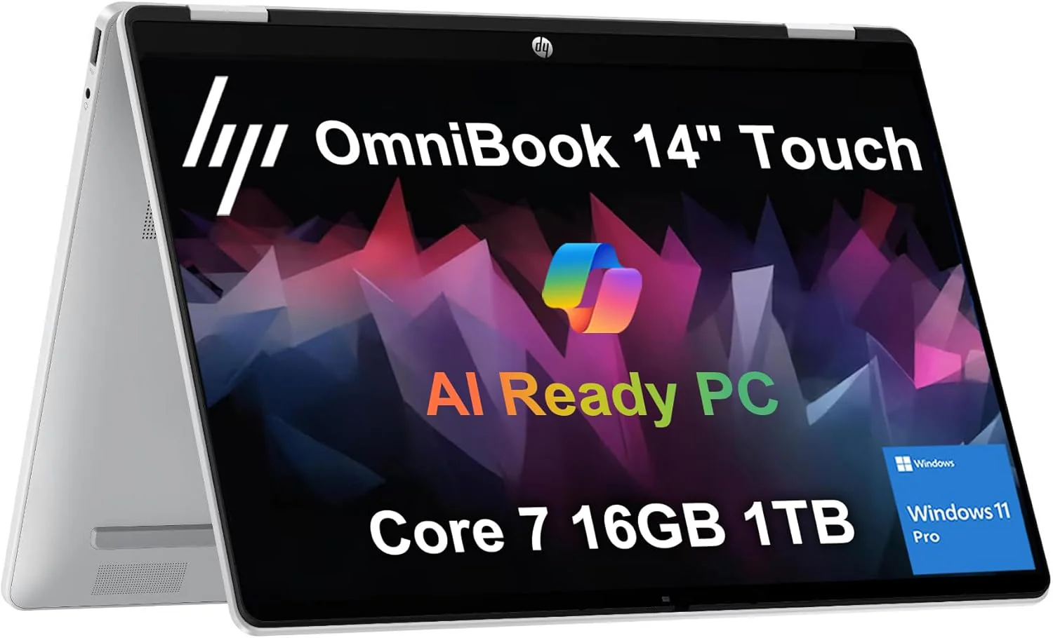 2025 HP OmniBook 5 Flip (Next Gen Envy x360) 2-in-1 Touchscreen AI PC Laptop (14