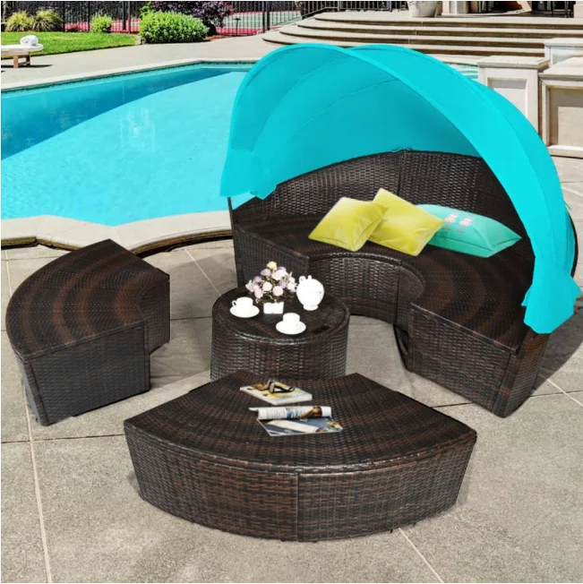 Lounge shell sun island outdoor weatherproof