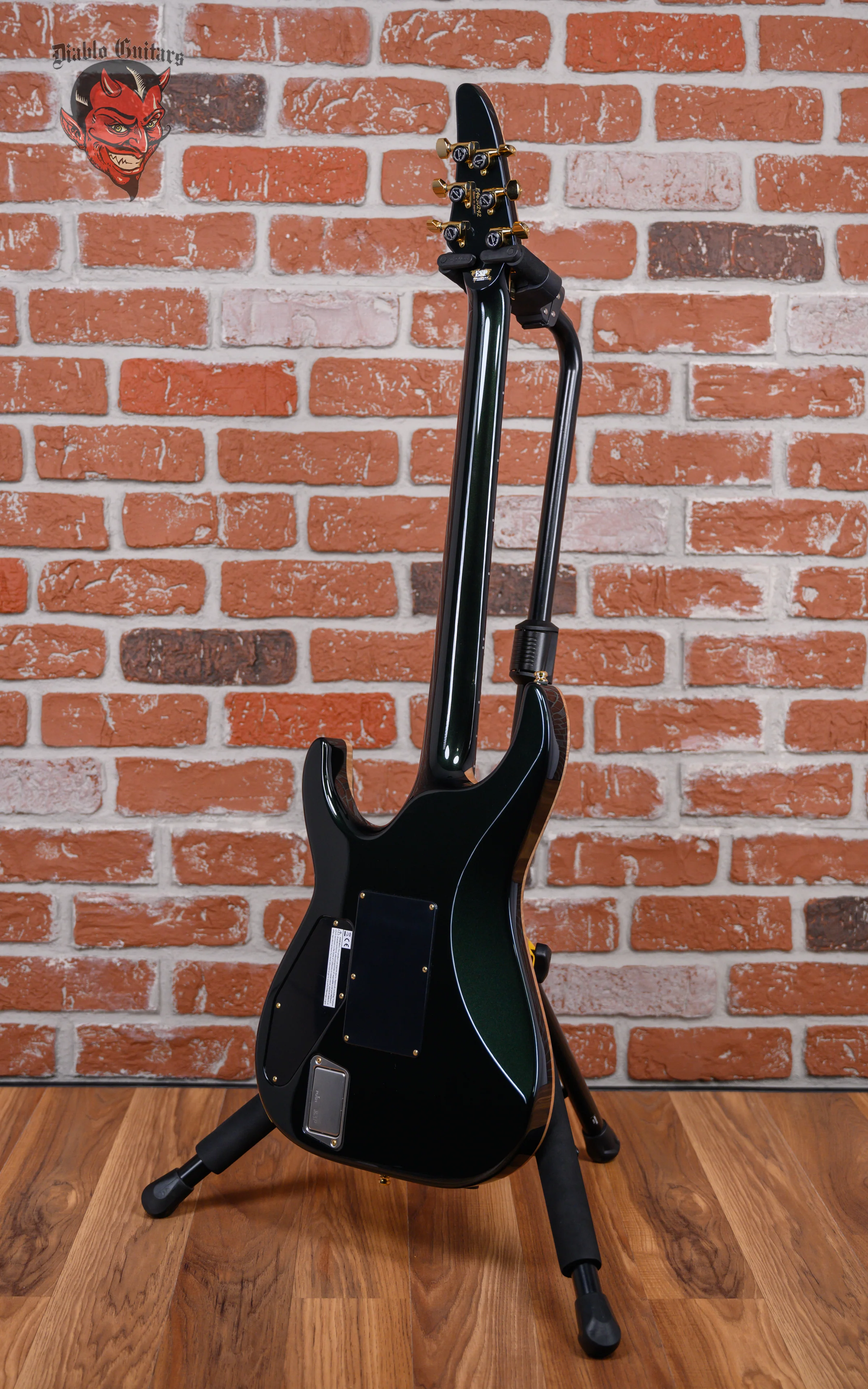 ESP Custom Shop Horizon CTM FR/FM Flamed Maple Top Turquoise Green Teardrop Sunburst 2024 w/OHSC