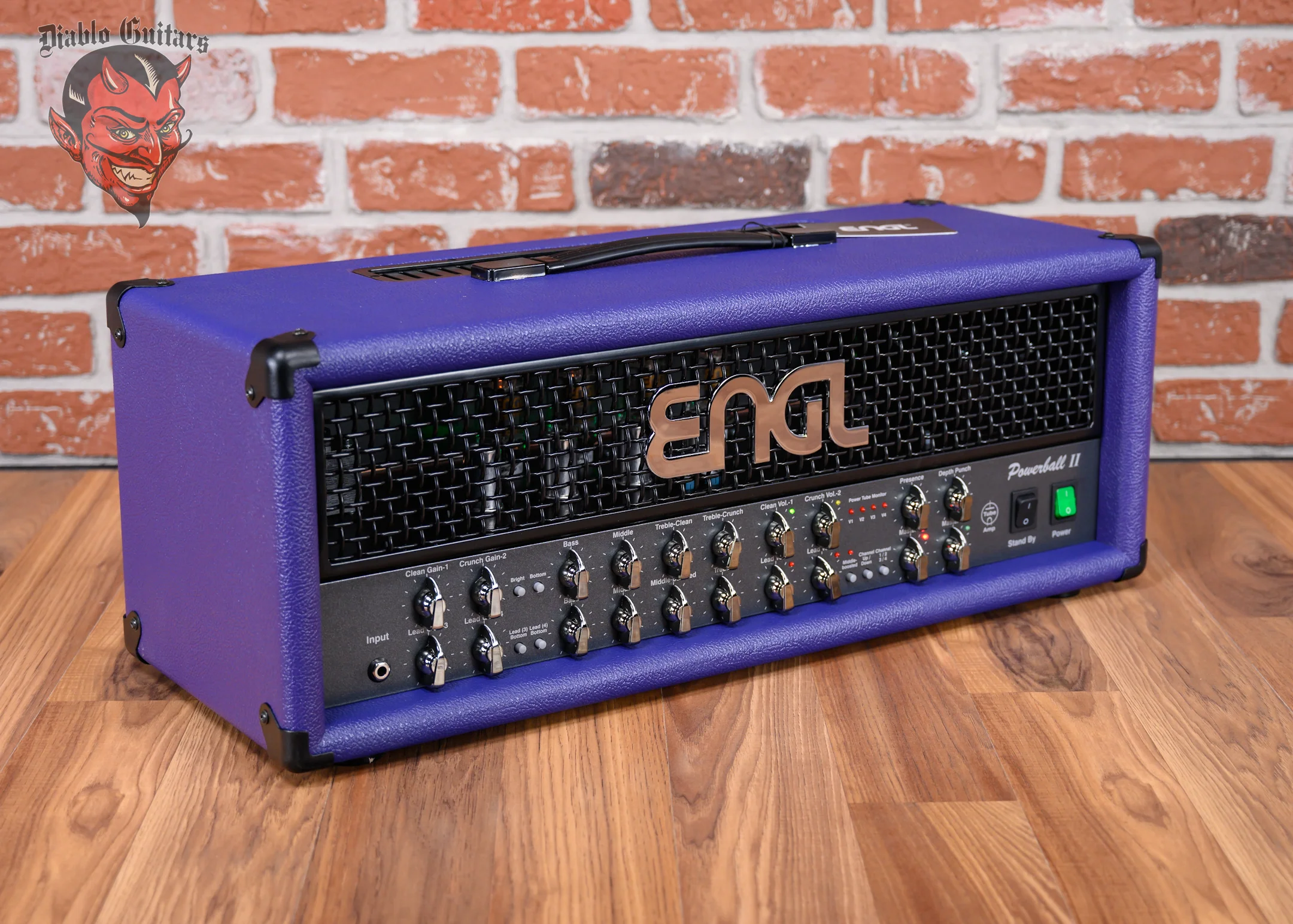 Engl Custom Shop Powerball II E645/2 4-Channel 100-Watt Guitar Amp Head Purple Bronco