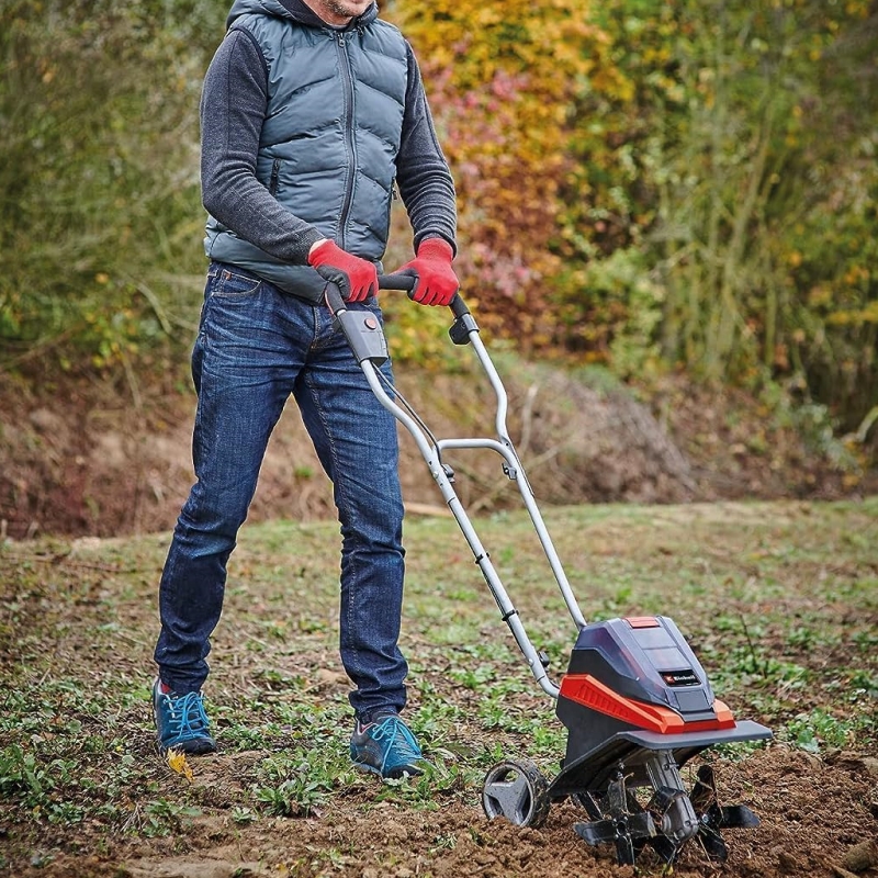 Einhell GE-CR 30 Li Solo cordless tiller - Power X-Change system (2x18 V, Brushless motor, Working width 30 cm, Working depth 20 cm, Delivered without battery or charger)