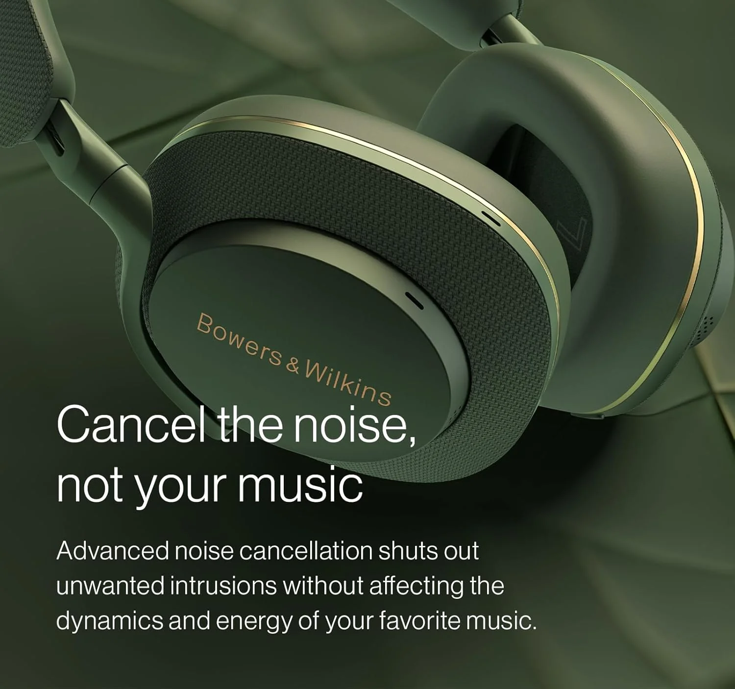 Bowers & Wilkins Px7 S2e Over-Ear Headphones - Enhanced Noise Cancellation & Transparency Mode, Crystal-Clear Calls, Bluetooth, 30-Hour Playback, Cloud Grey