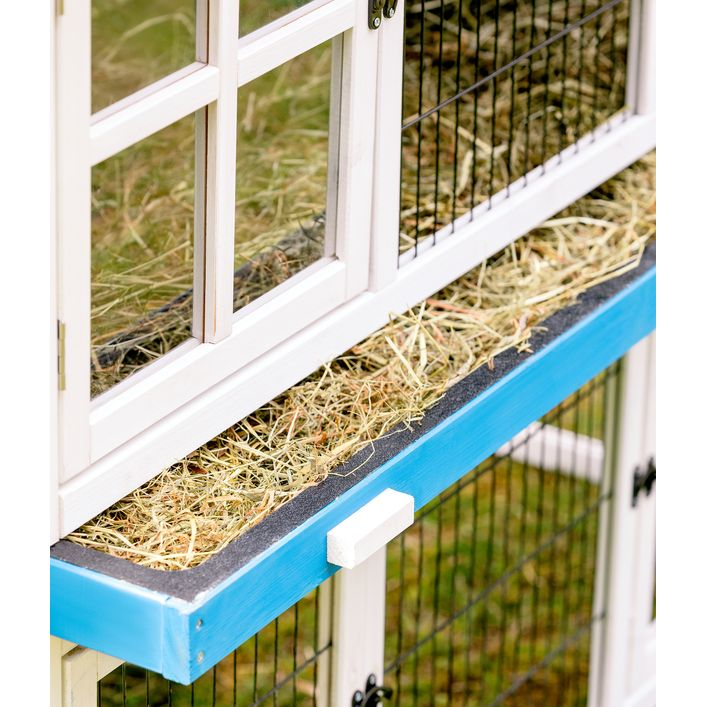 Dehner Lieblinge Nagerheim Palazzo, blau, ca. B145/H121/T72 cm