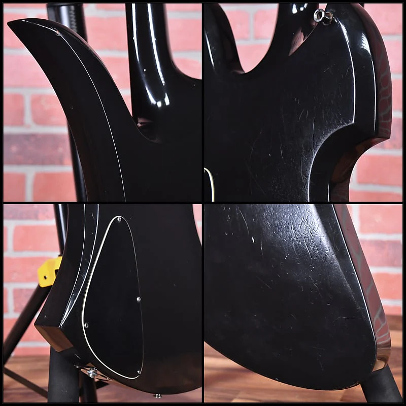 B.C. Rich USA Mockingbird Black 1983 w/Hardshell Case