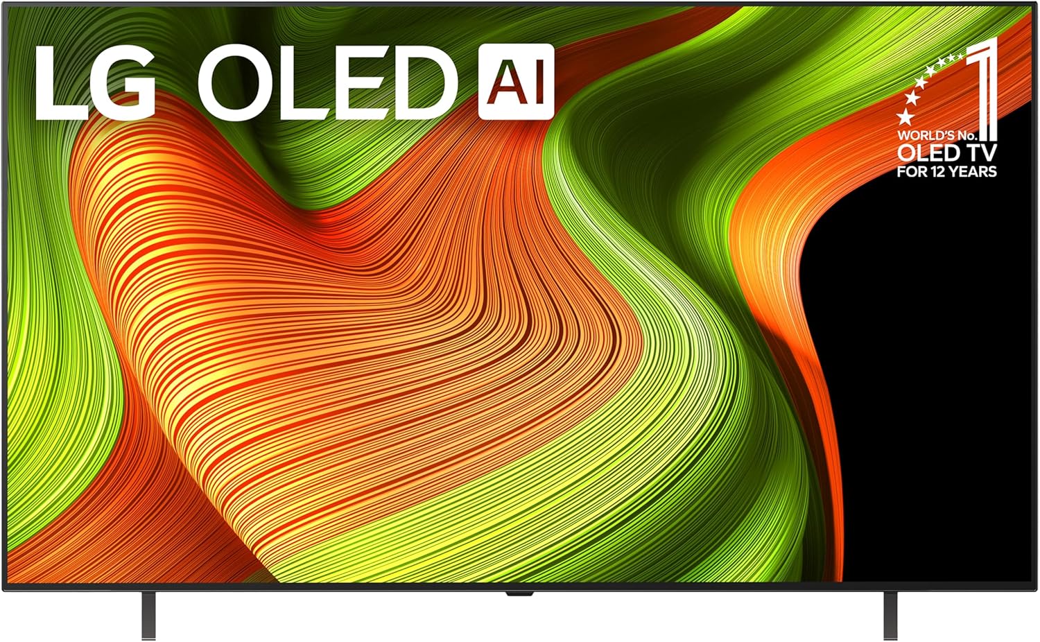 LG 83-Inch Class OLED AI 4K B5 Series Smart TV w/Dolby Atmos, Dolby Vision, HDR10, AI Super Upscaling 4K, Filmmaker Mode, Wow Orchestra, Alexa Built-in (OLED83B5PUA, 2025)