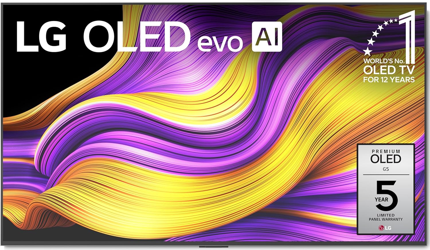 LG 97-Inch Class OLED evo AI 4K G5 Series Smart TV w/Dolby Atmos, Dolby Vision, HDR10, AI Super Upscaling 4K, Filmmaker Mode, Wow Orchestra, Alexa Built-in (OLED97G5WUA, 2025)