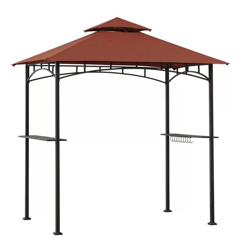 Bayamo 8 Ft. W x 5 Ft. D Steel Grill Gazebo