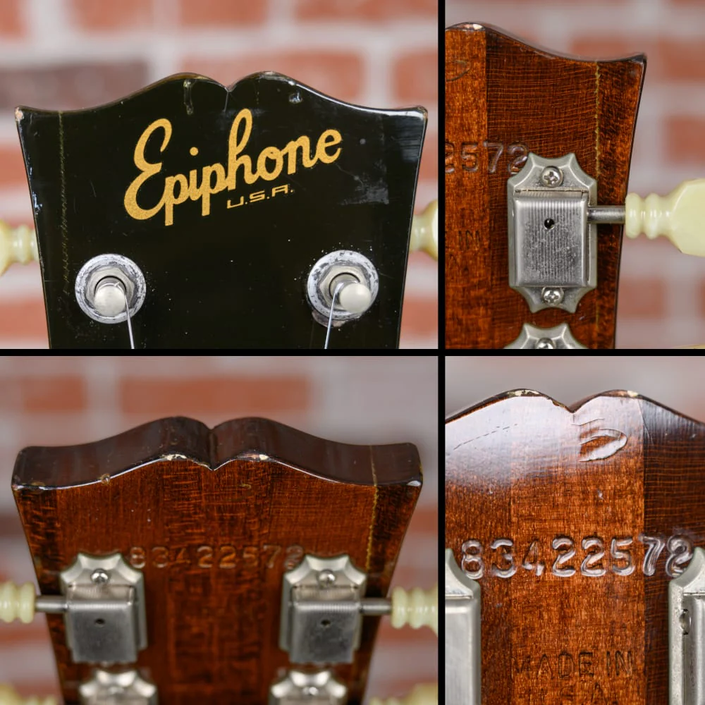 Epiphone USA Spirit Figured Maple Top Sunburst 1982 w/OHSC