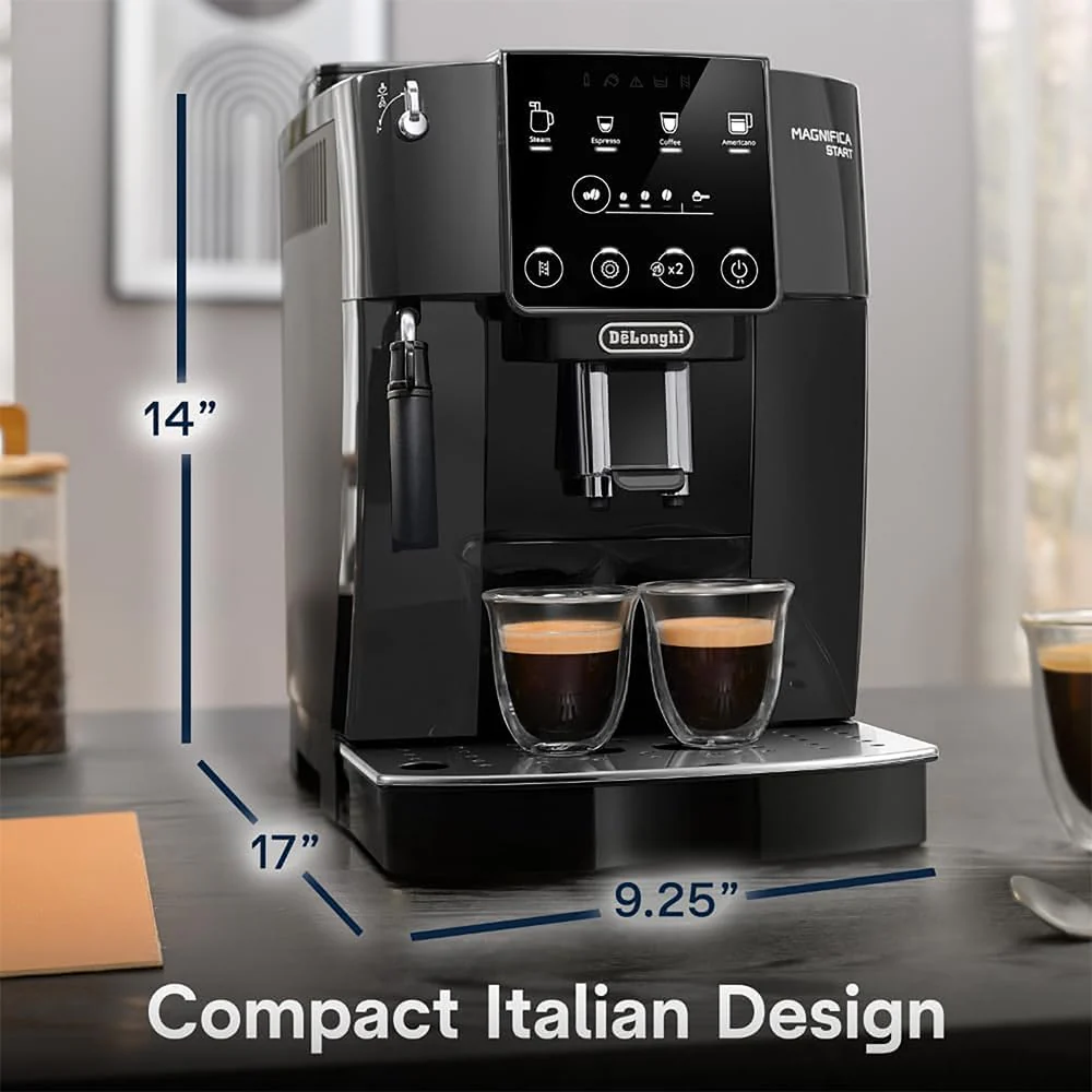 Delonghi ECAM22022B Magnifica Start Automatic Espresso Machine (Renewed) Bundle with 2 YR CPS Enhanced Protection Pack