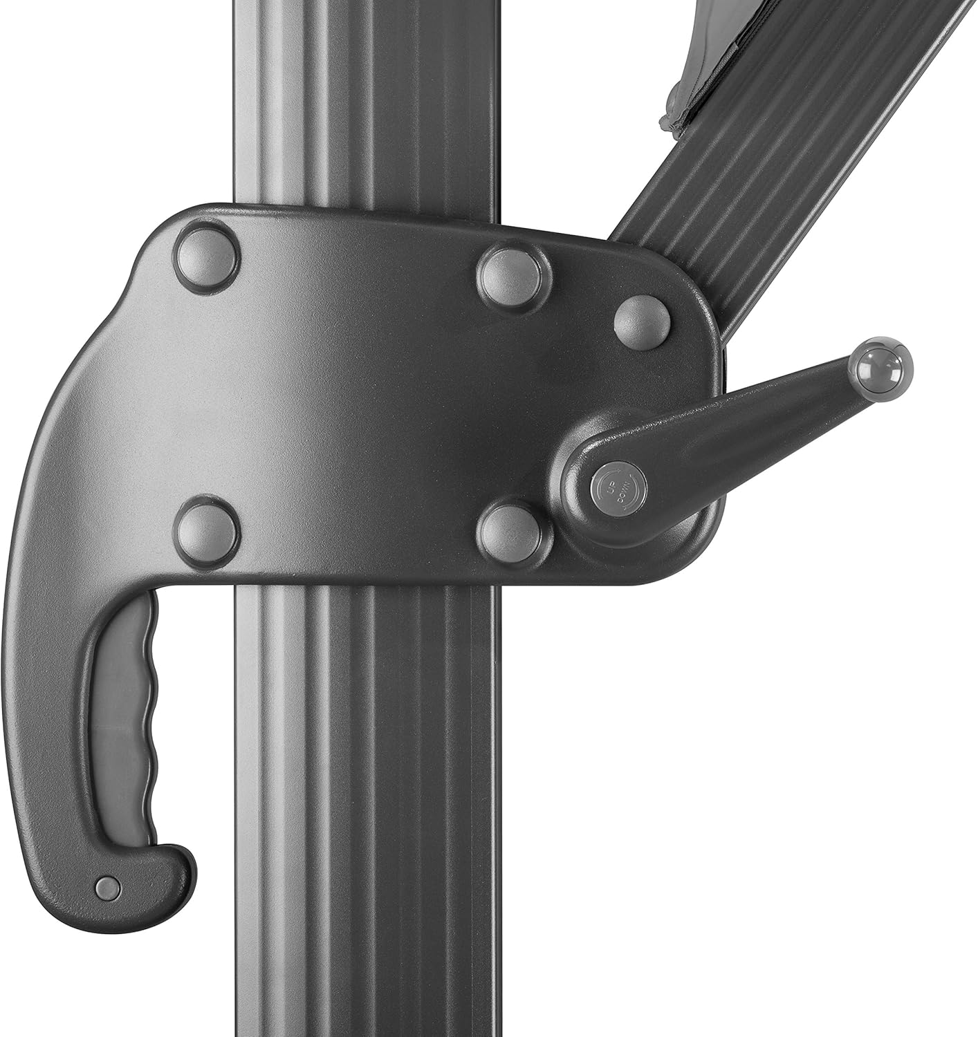 Schneider 2025 Rhodes Grande Parasol Approx. 400 x 300 cm Anthracite