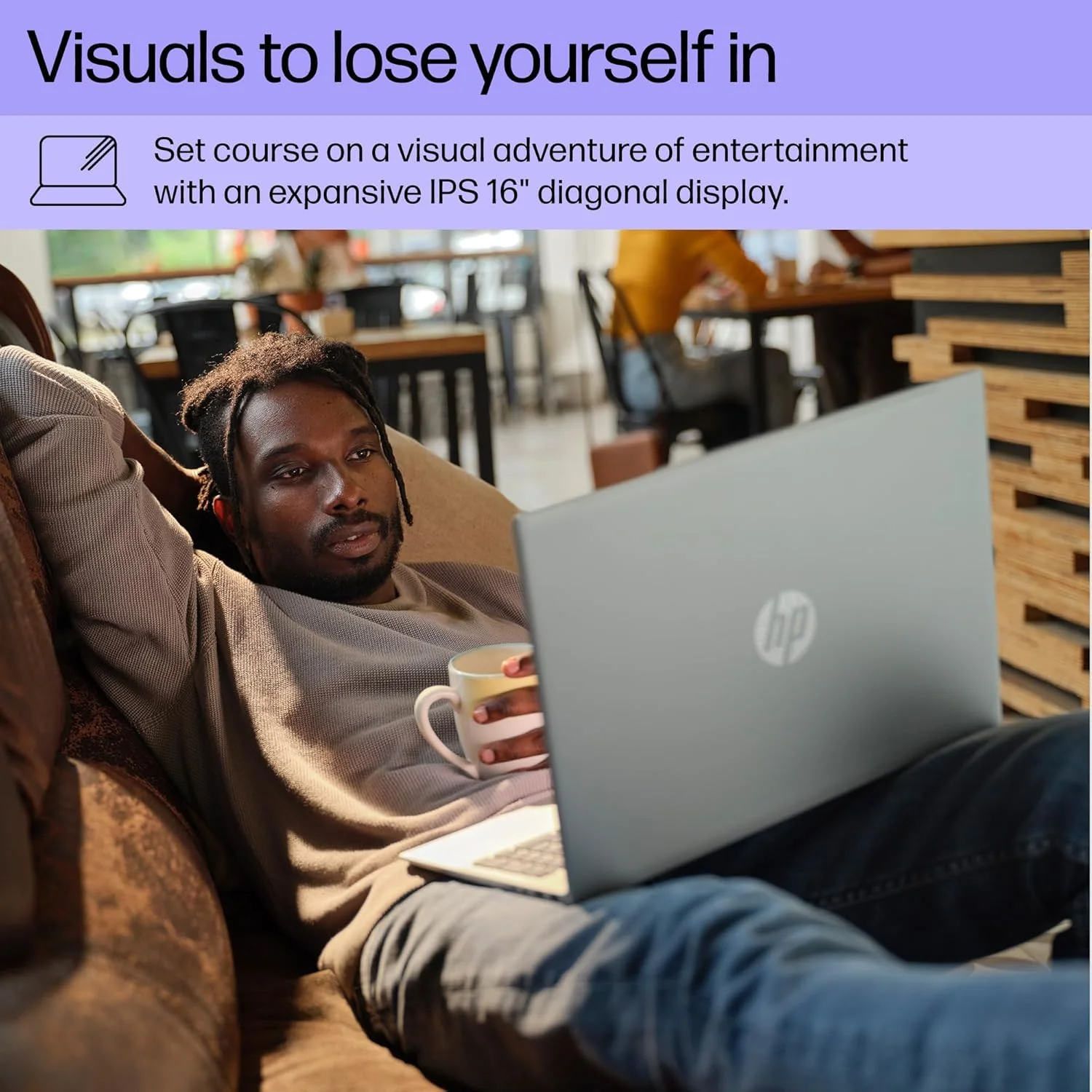 HP OmniBook 5 16 inch Next Gen AI PC, 2K Display, AMD Ryzen AI 5 340, 16 GB RAM, 512 GB SSD, AMD Radeon 840M Graphics, Windows 11 Home, Copilot+ PC with 50 Tops NPU, Glacier Silver, 16-ag1000nr