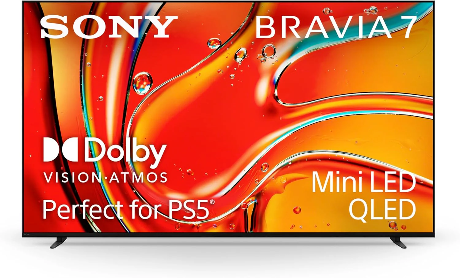 Sony 55 Inch Mini LED QLED 4K Ultra HD TV BRAVIA 7 Smart Google TV with Dolby Vision HDR and Exclusive Features for PlayStation®5 (K-55XR70)