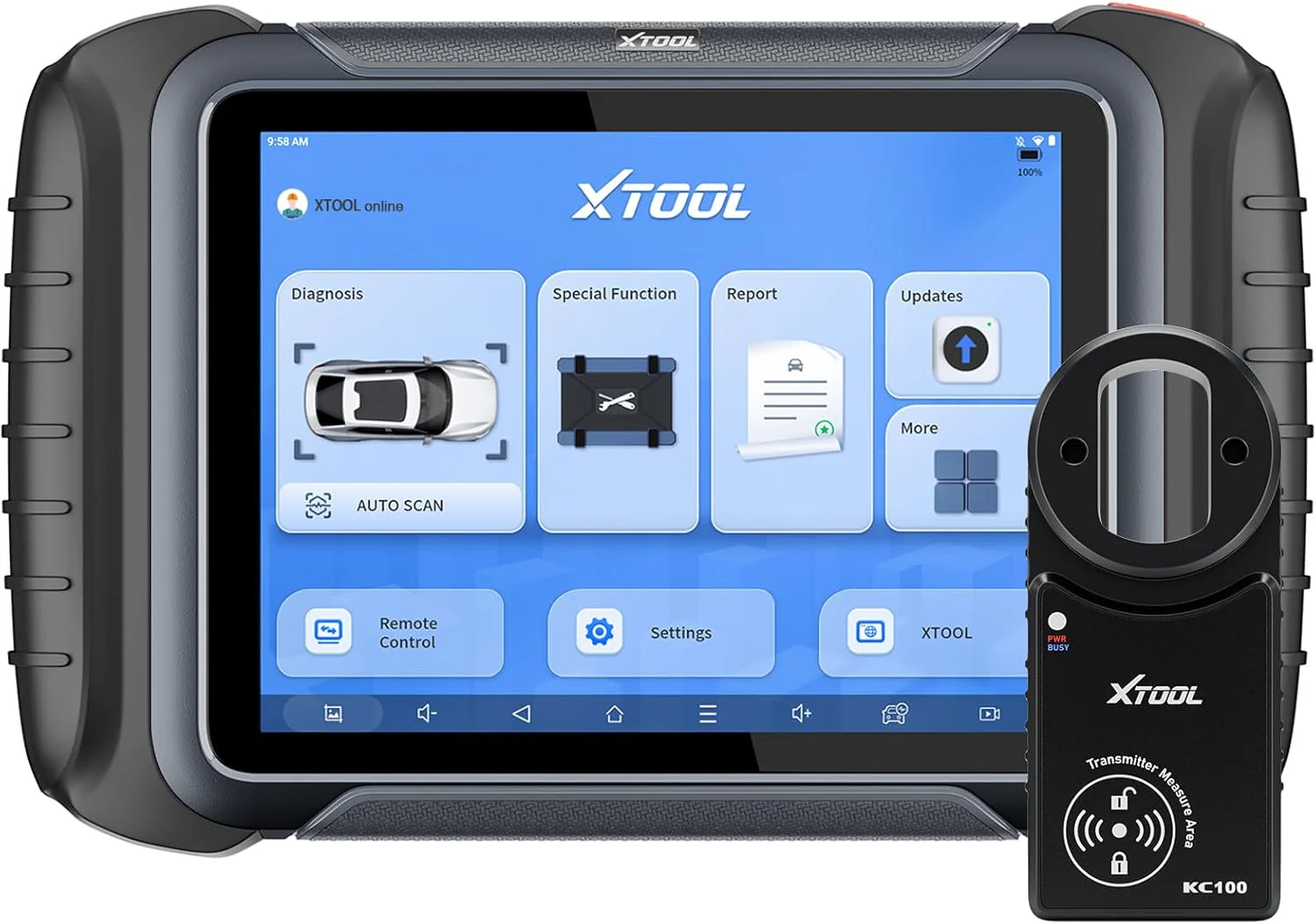 XTOOL D8S Bidirectional Scan Tool, KC100