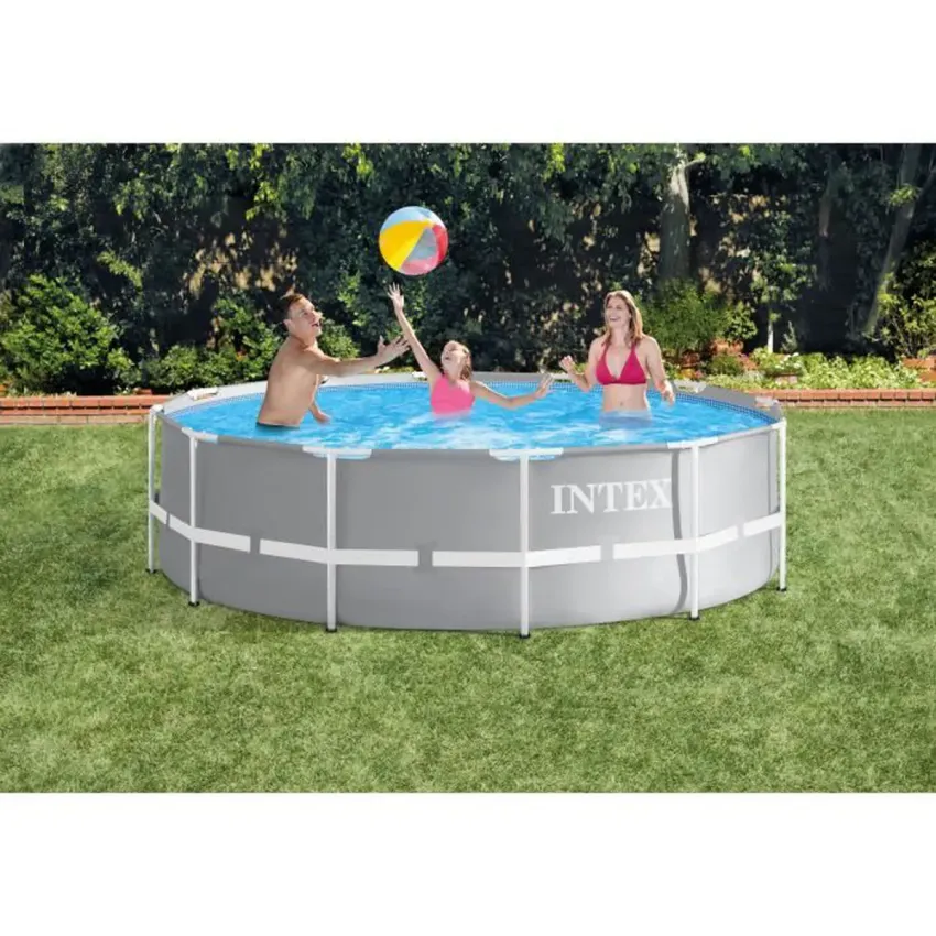 Intex - 26716NP - Kit piscine prism frame ronde tubulaire &oslash; 3,66 x 0,99m
